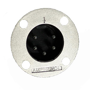 AMPHENOL 5 PIN MALE PANEL MOUNT CONNECTOR