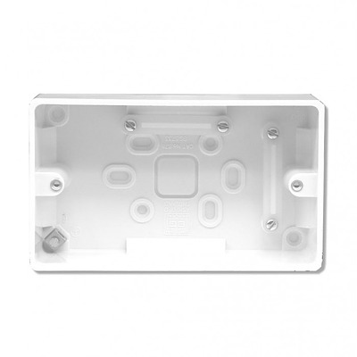 Surface Mount Wallbox to suit DW5066, MWX65, WP523 Wallplates - White