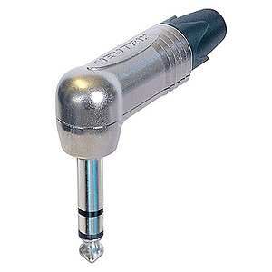 NEUTRIK 6.35MM 3POLE JACK CONNECTOR RIGHT ANGLE