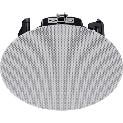 LOUDSPEAKER LOW PROFILE CEILING MOUNT W/ SWIFTLOCK  2-WAY 4" LF 130 DEG 70/100V  WHITE (1X PAIR)