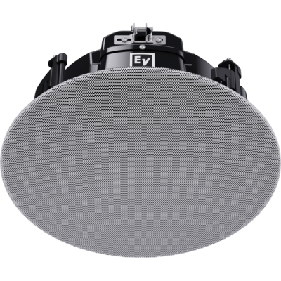 LOUDSPEAKER LOW PROFILE CEILING MOUNT W/ SWIFTLOCK  2-WAY 6.5" LF 130 DEG 70/100V  WHITE (1X PAIR)