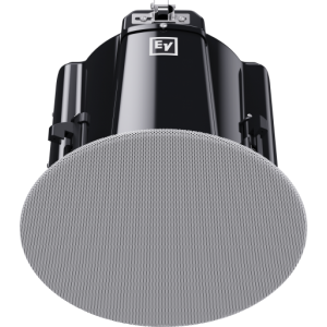 LOUDSPEAKER CEILING MOUNT W/ SWIFTLOCK  2-WAY 8" LF 130 DEG 70/100V  WHITE (1X PAIR)