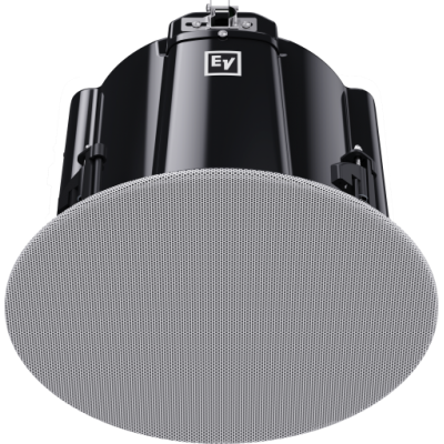 LOUDSPEAKER HIGH CEILING MOUNT W/ SWIFTLOCK  2-WAY 8" LF 130 DEG 70/100V  WHITE (1X PAIR)