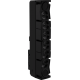 LINE RADIATOR COLUMN PASSIVE LOUDSPEAKER  6X 2.5" FULL-RANGE DRIVERS 130X20 DEG  SIGNAL BLACK