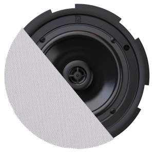 AUDAC QUICKFIT™ 6.5" IN-CEILING SPEAKER, 30W (8OHM), 24W (100V), FASTCON™ CONNECTOR, BORDERLESS TWISTFIX™ GRIL