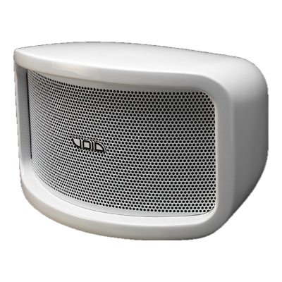 VOID ACOUSTICS OUTDOOR LOUDSPEAKER, DUAL 5.25" COAX, 120W, 16OHM, IP55, INC. BRACKET, WHITE