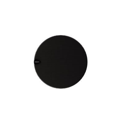 HH APTUR - CEILING SPEAKER GRILLE - BLACK - 6.5" (SET OF 4)