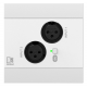 AUDAC NETWORKED AUDIO INPUT PANEL 2X XLR INPUTS + BLUETOOTH RECEIVER 4-CHANNEL DANTE / AES67 (INCLUDES WB45S