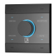 AUDAC UNIVERSAL NETWORK / POE WALL PANEL CONTROLLER (INCLUDES WB45S/FG FLUSH-MOUNT WALLBOX) BLACK