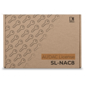 AUDAC SL-NAC8 8X8 DANTE/AES67 NETWORK AUDIO EXPANSION LICENSE