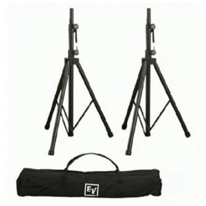 EV TSP-1 SPEAKER STAND KIT 2X TSS-1 TRIPOD STANDS WITH CARRY BAG BLACK