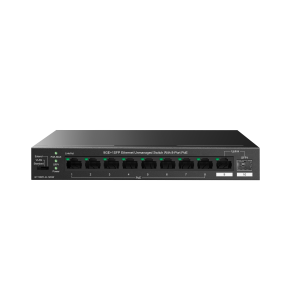 IP-COM 8PORT ( 10P) GIG SWITCH 8x POE+ PLUS 1x SFP(1G) 1x UPLINK(1G) COMBO MAX 120W 20Gbps 14.9Mpps L2 UNMANAG