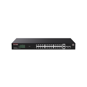 IP-COM 24PORT ( 28P) GIG SWITCH 24x POE+ PLUS 2x SFP(1G) 2x UPLINK(1G) COMBO MAX 370W 56Gbps 41.7Mpps L2 CLOUD